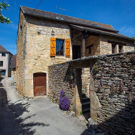 Maison En Pierres Au Coeur Du Village Medieval De Villeneuve Luaran gambar